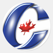 Conservative Party of Canada Political Merchandise Round Sticker
