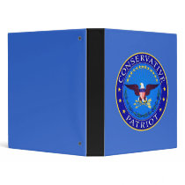 Conservative Patriot 3 Ring Binders