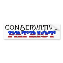 Conservative Patriot bumper stickers