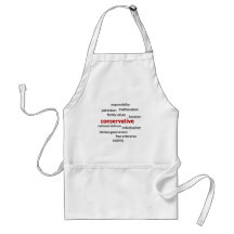 Conservative philosophy and values aprons