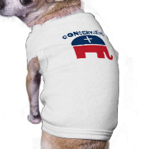 Conservative Republican Doggie Tshirt