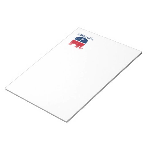 Conservative Republican Faded.png Note Pad