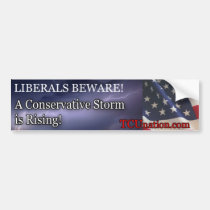 Conservative Storm Rising 1 bumper stickers