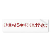 Conservative Symbol Bumper Stickers