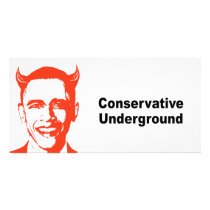 Conservative Undergound Photo Greeting Card