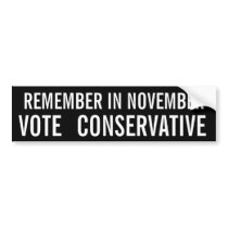 Conservative Vote Bumper Stickers