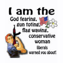 Conservative Woman shirt