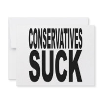 Conservatives Suck invitations by MyShirtSucks Conservatives Suck invitations