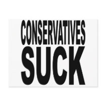 Conservatives Suck postcards