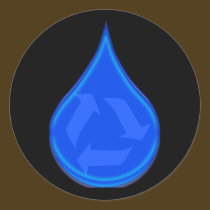 Conserve and Save Water stickers