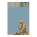 Conserve Liberty Print