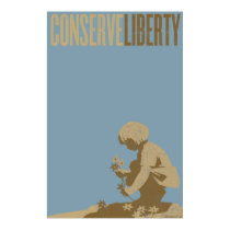 Conserve Liberty Print posters