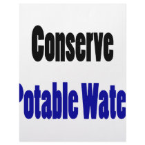 Conserve Potable Water Letterhead