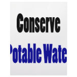 Conserve Potable Water Letterhead