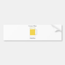 Conserve Water Drink Beer bumper stickers
