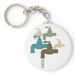 Conserve Water Faucet Keychains