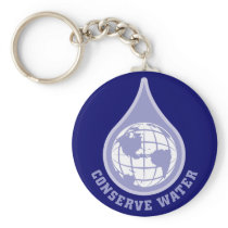 Conserve Water Key Chain