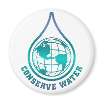 Conserve Water magnet
