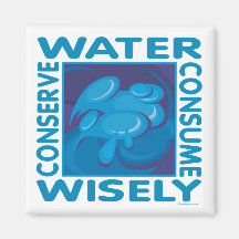Conserve Water Magnet