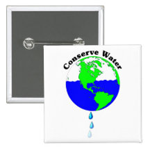 Conserve Water Pin