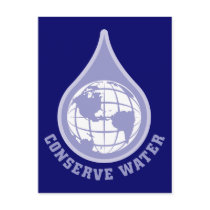 Conserve Water Postcard