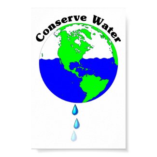 Conserve Water print