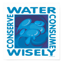 Conserve Water posters