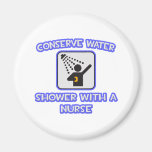 Conserve Water .. Shower With a Nurse Fridge Magnet