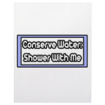 Conserve Water...Shower With Me Letterhead Design
