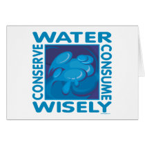 Conserve Water - Use Wisely cards