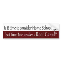 Consider Home Schooling Bumper Sticker bumper stickers