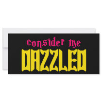 Consider Me Dazzled rack cards by ColorShow Consider Me Dazzled rack cards