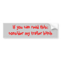 consider my trailer hitch bumper stickers by Bro_Jones consider my trailer hitch bumper stickers