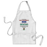 Considerate Mom Cooks Meat For Vegetarian Guests Aprons