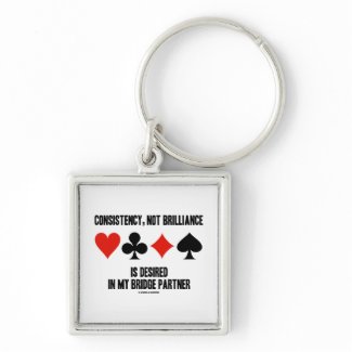 Consistency, Not Brilliance Desired In Bridge keychain