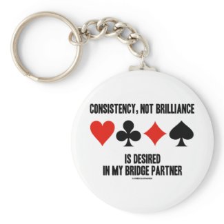 Consistency, Not Brilliance Desired In Bridge keychain