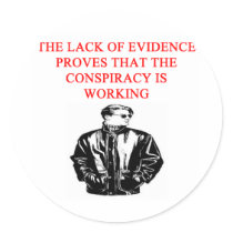 conspiracy theory joke stickers