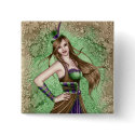 Constance - Steampunk Button