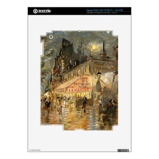 Korovin: Cafe La Marine, Paris