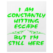 Constantly Hitting Escape letterhead