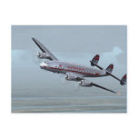 CONSTELLATION AIRPLANE -- AVIATION HISTORY! POSTCARD