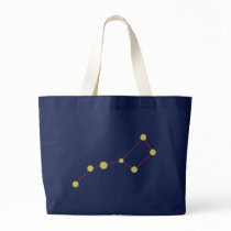 Constellation of large ones cars constellation big tote bag