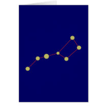 Constellation of large ones cars constellation big card