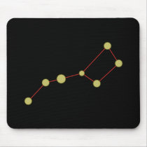 Constellation of large ones cars constellation big mouse pad