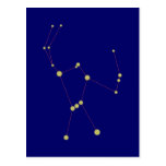 Constellation Orion constellation Post Card