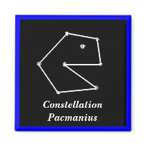 Constellation Pacmanius - magnet by Horseshoes3 Constellation Pacmanius - magnet