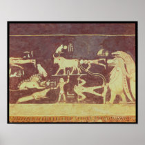 Constellations, from the funerary chamber print