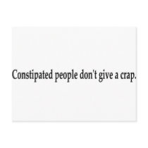 Constipated People postcards