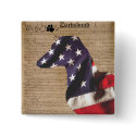 Constitution Dachshund Button by coffeebeankennel Constitution Dachshund Button