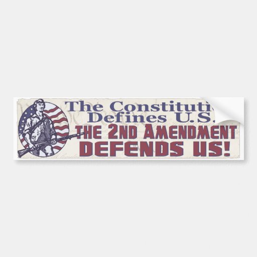 Pro Second Amendment Bumper Stickers & Pro Second Amendment Bumper
